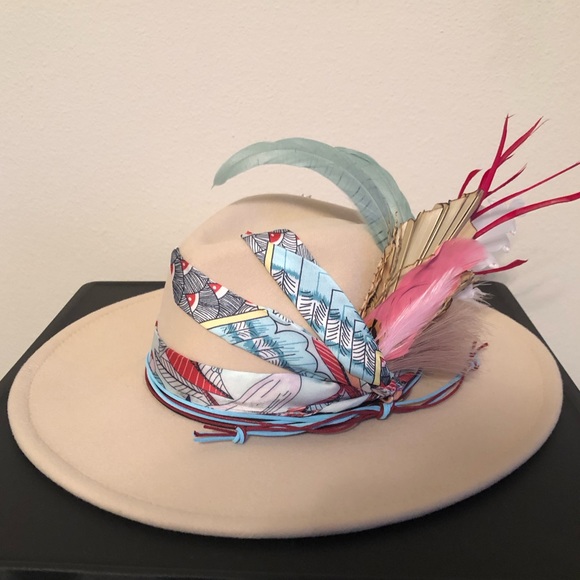 Custom-Made Felt Fedora - “Bird Eye View” - Picture 11 of 11